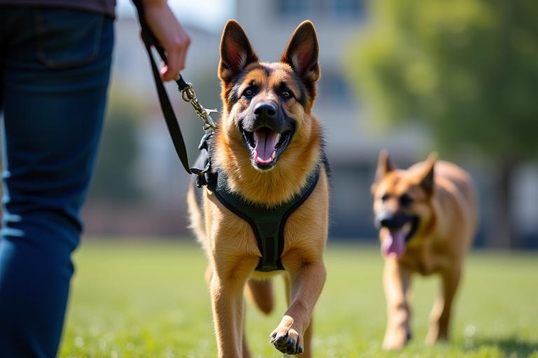 Hundetraining bei Hundebegegnungen an der Leine